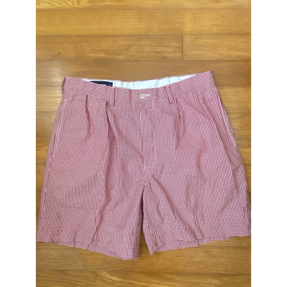 Mens Polo Ralph Lauren Fairway Golf Short 34‎ Red And White Checkered